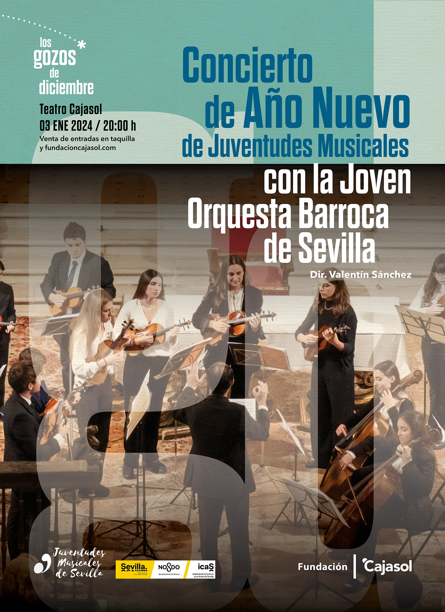 CONCIERTO DE AÑO NUEVO DE JUVENTUDES MUSICALES CON LA JOVEN ORQUESTA