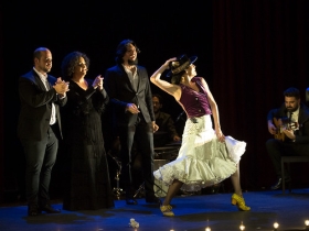 Jueves Flamencos de la Fundación Cajasol en Sevilla: Lucía Álvarez 'La Piñona' (4) • <a style="font-size:0.8em;" href="http://www.flickr.com/photos/129072575@N05/43084403911/" target="_blank">View on Flickr</a>