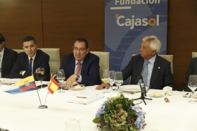 Encuentro Empresarial con Embajador de Ecuador en España a la Fundación Cajasol (8) • <a style="font-size:0.8em;" href="http://www.flickr.com/photos/129072575@N05/37302027971/" target="_blank">View on Flickr</a>