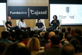 Jornadas 'Los oficios del cine' en la Fundación Cajasol (7) • <a style="font-size:0.8em;" href="http://www.flickr.com/photos/129072575@N05/37426601514/" target="_blank">View on Flickr</a>
