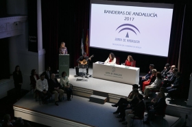 Entrega de las Banderas de Andalucía de Sevilla 2017 en la Fundación Cajasol (5) • <a style="font-size:0.8em;" href="http://www.flickr.com/photos/129072575@N05/32279404544/" target="_blank">View on Flickr</a>