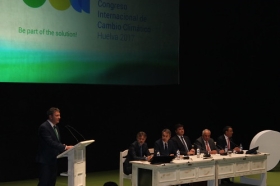 Inauguración del Congreso Internacional de Cambio Climático SOCC Huelva 2017 (4) • <a style="font-size:0.8em;" href="http://www.flickr.com/photos/129072575@N05/34186491420/" target="_blank">View on Flickr</a>