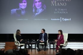 Mano a Mano: Cristina Sánchez y Carmen Calvo (8) • <a style="font-size:0.8em;" href="http://www.flickr.com/photos/129072575@N05/37679299645/" target="_blank">View on Flickr</a>