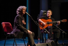 Jueves Flamencos de la Fundación Cajasol en Sevilla: Mayte Martín y 'Memento' (2) • <a style="font-size:0.8em;" href="http://www.flickr.com/photos/129072575@N05/48725646881/" target="_blank">View on Flickr</a>