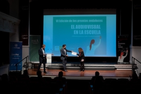 Entrega de los VI Premios 'El Audiovisual en la Escuela' en la Fundación Cajasol (21) • <a style="font-size:0.8em;" href="http://www.flickr.com/photos/129072575@N05/50512497973/" target="_blank">View on Flickr</a>