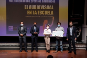 Entrega de los VI Premios 'El Audiovisual en la Escuela' en la Fundación Cajasol (16) • <a style="font-size:0.8em;" href="http://www.flickr.com/photos/129072575@N05/50513209616/" target="_blank">View on Flickr</a>