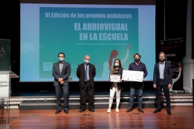 Entrega de los VI Premios 'El Audiovisual en la Escuela' en la Fundación Cajasol (13) • <a style="font-size:0.8em;" href="http://www.flickr.com/photos/129072575@N05/50513373672/" target="_blank">View on Flickr</a>