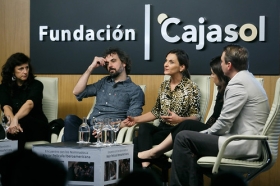 Goya 2019 en Sevilla: Encuentro con los nominados a Mejor Película Iberoamericana en la Fundación Cajasol (13) • <a style="font-size:0.8em;" href="http://www.flickr.com/photos/129072575@N05/32025664557/" target="_blank">View on Flickr</a>