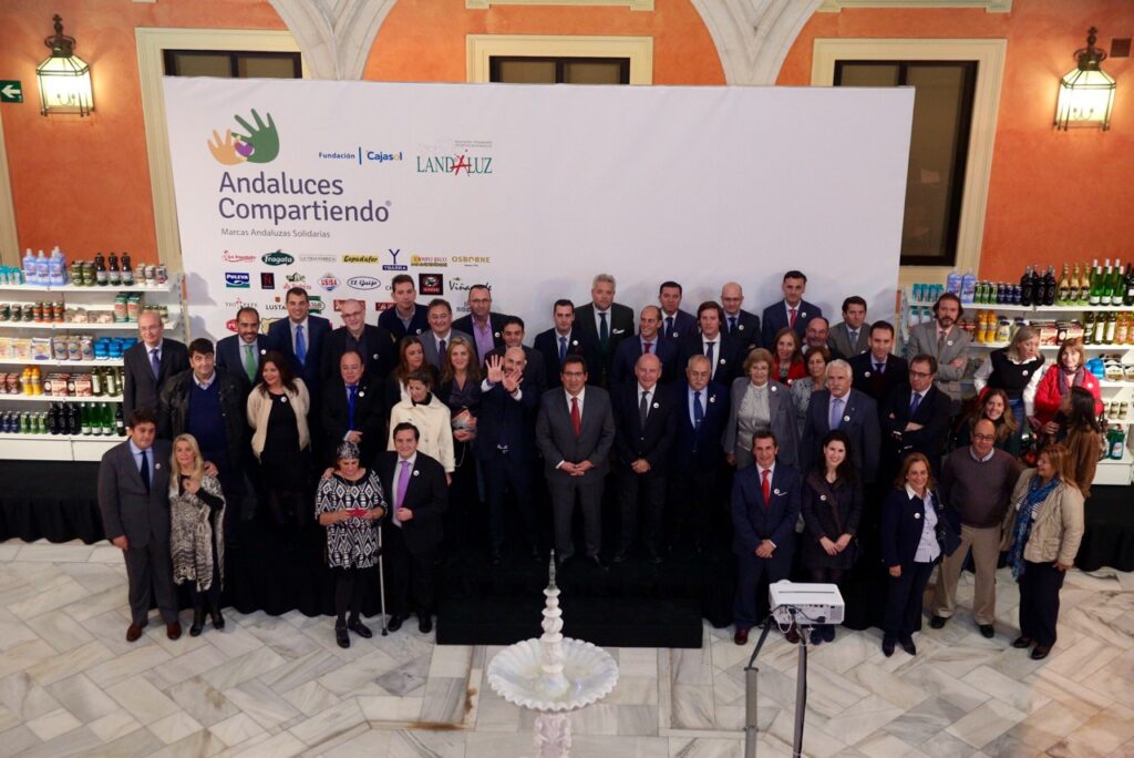 Andaluces Compartiendo celebra su primer aniversario superando el millón de kilos de productos repartidos