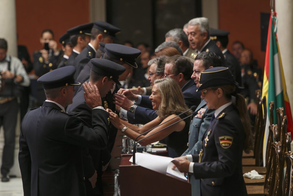 La Fundación Cajasol acoge el acto de celebración del Día de la Policía