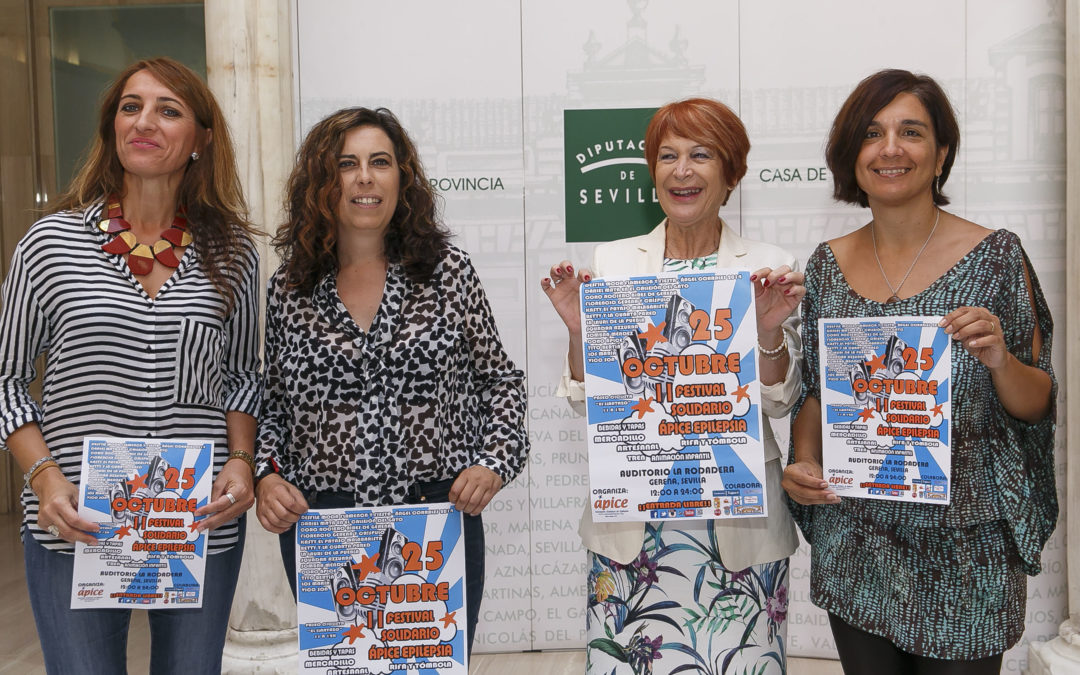 La Fundación Cajasol colabora con el II Festival Solidario 'Ápice Epilepsia' que se celebra en el Auditorio La Rodadera de Gerena