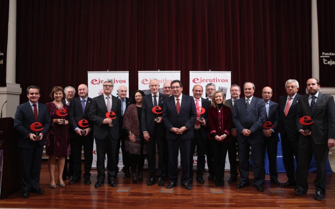 Entrega de los X Premios ejecutivos de Andalucía en la Fundación Cajasol