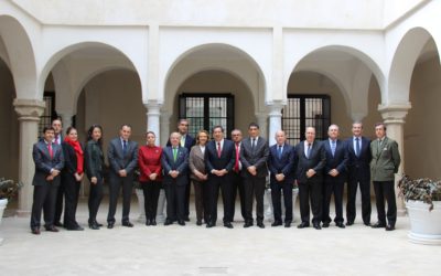 Reunión de la Junta Directiva de la Asociación de Fundaciones Andaluzas en el Museo Thyssen Málaga