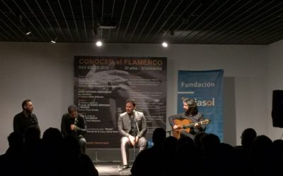 José Valencia inauguró el Ciclo 'Conocer el Flamenco' de la  Fundación Cajasol en Córdoba