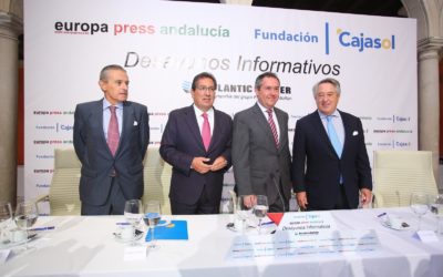Juan Espadas, alcalde de Sevilla, inaugura una nueva temporada de los Desayunos Informativos de Europa Press desde la Fundación Cajasol