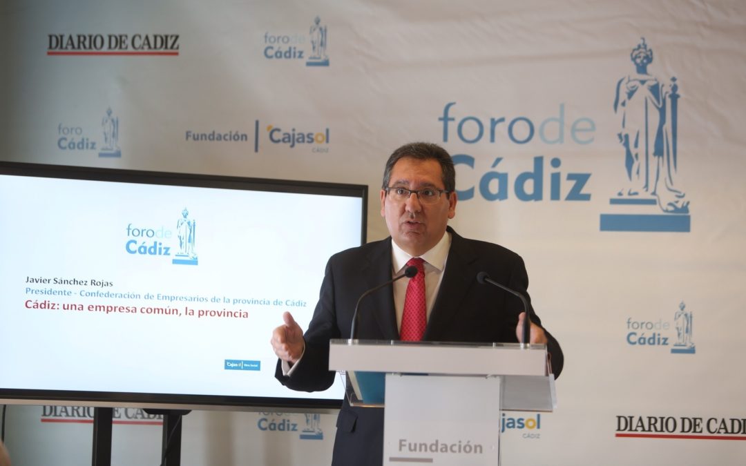 Antonio Pulido en el Foro de Cádiz: «Es el tiempo de sumar energías y coordinar esfuerzos para presentar a Andalucía y Cádiz como tierra de oportunidades, de estabilidad y de confianza»
