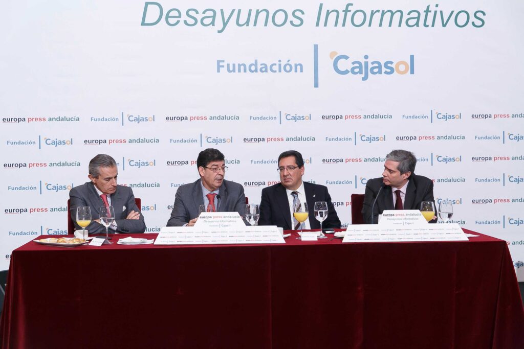 Diego Valderas, en los 'Desayunos Informativos de Europa Press' desde la Fundación Cajasol: "Necesitamos un gran acuerdo por Andalucía"