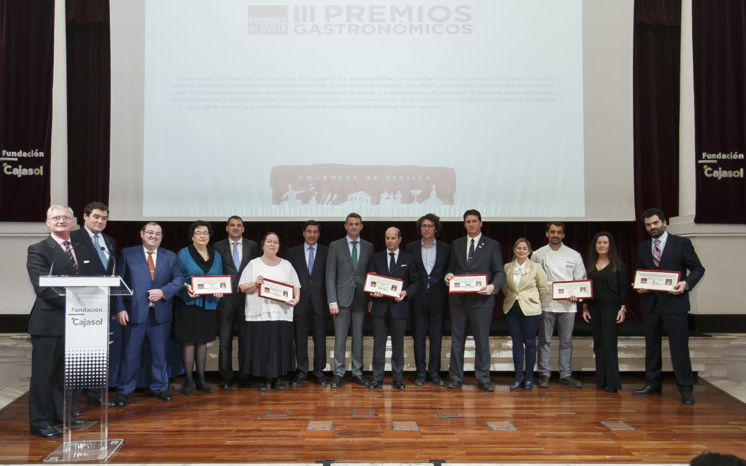 Entrega de los III Premios Fogones de Sevilla en la Fundación Cajasol