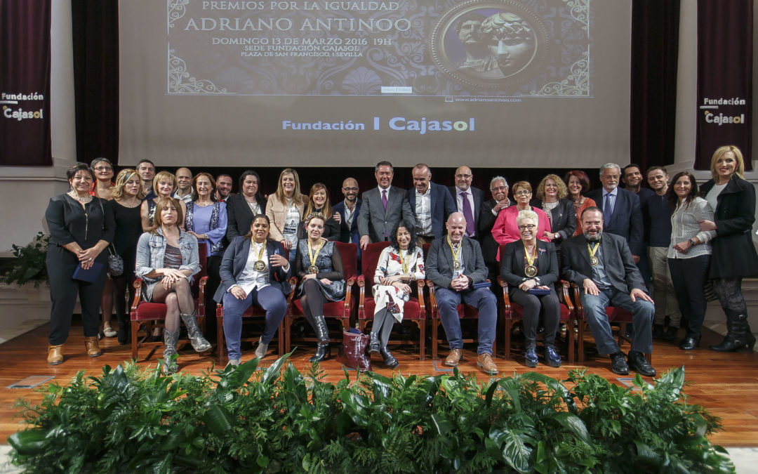 Entrega de los V Premios por la Igualdad Adriano Antinoo en la Fundación Cajasol