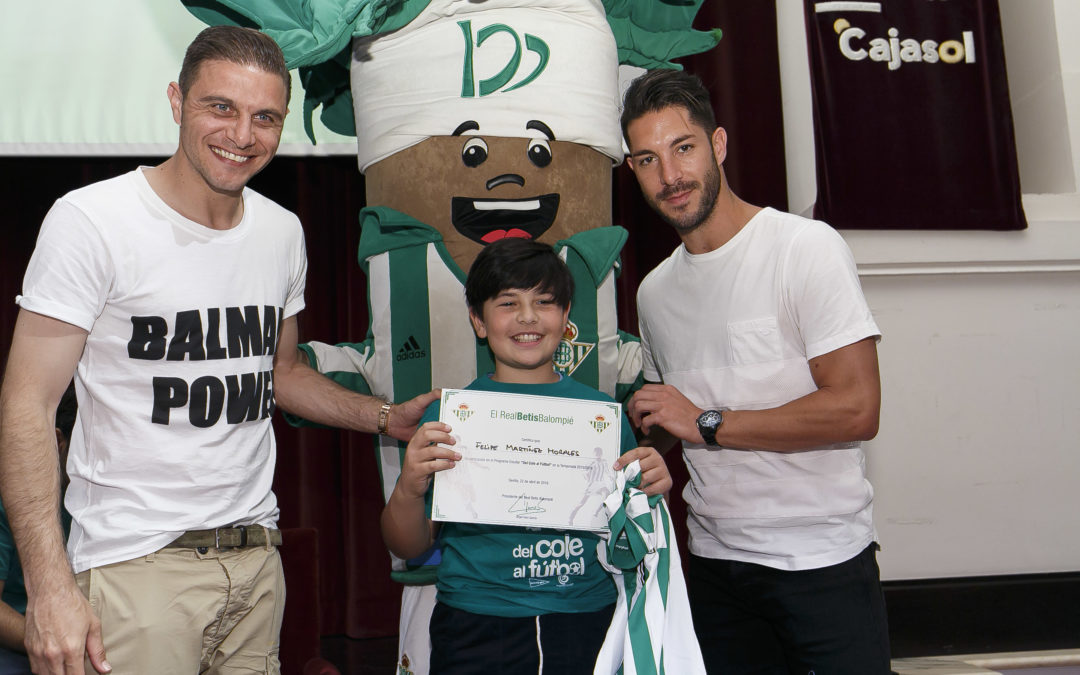 Clausura del programa escolar ‘Del Cole al Fútbol’ en la Fundación Cajasol