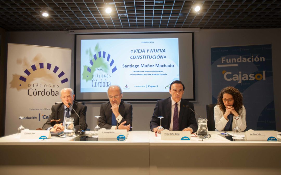 Conferencia de Santiago Muñoz Machado en la sede de Córdoba de la Fundación Cajasol