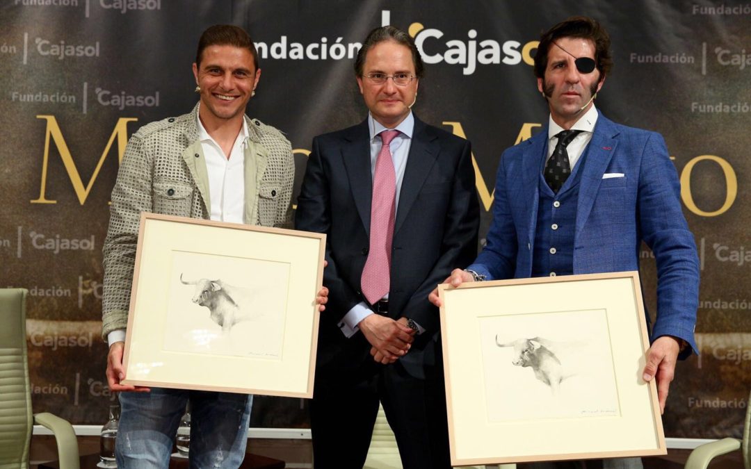 Padilla y Joaquín, en el 38º Mano a Mano de la Fundación Cajasol: «Siempre ha habido un vínculo muy fuerte entre futbolistas y toreros»