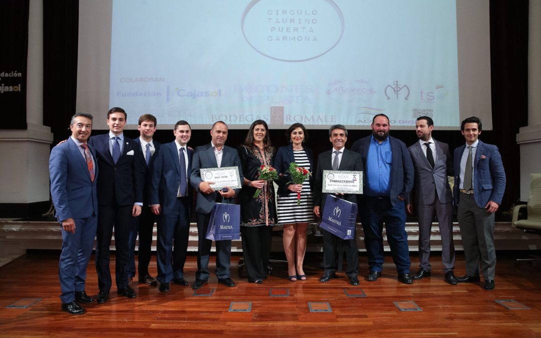 Entrega de los Premios del Círculo Taurino Puerta Carmona en la Fundación Cajasol