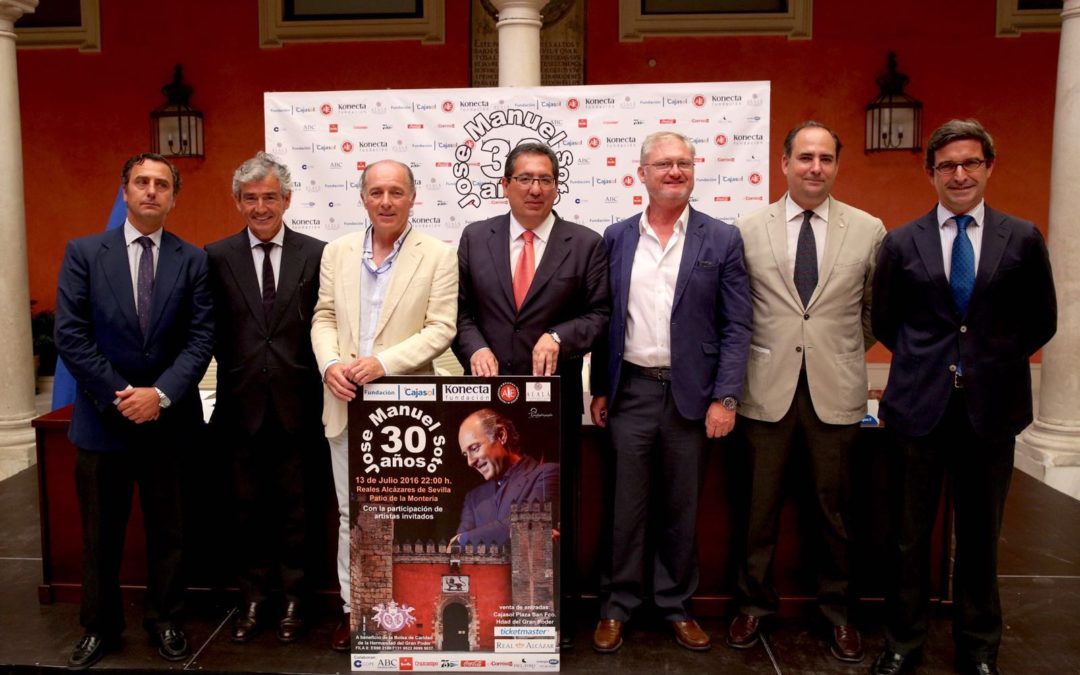 José Manuel Soto celebra sus 30 años en la música con un concierto a beneficio de la Bolsa de Caridad del Gran Poder