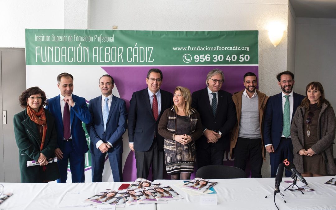 La Fundación Albor presenta el proyecto del Instituto de Formación Profesional Sanitaria con el apoyo de la Fundación Cajasol y el Ayuntamiento de Jerez