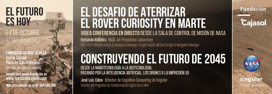 Invitación a la jornada 'El Futuro es Hoy' en la Fundación Cajasol