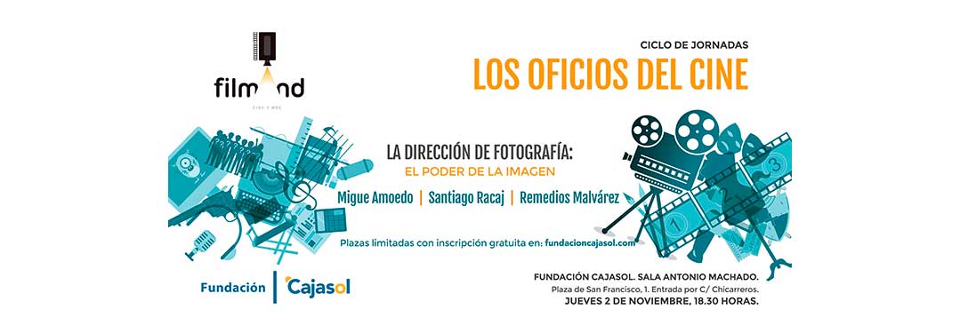 Banner de las jornadas 'Los oficios del cine'
