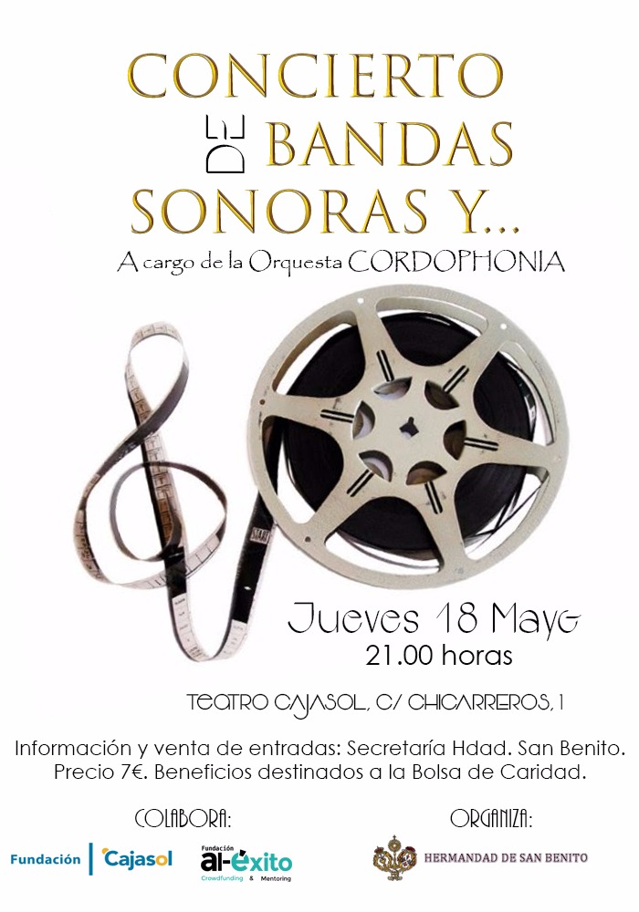 Cartel del concierto de Cordophonia en la Fundación Cajasol