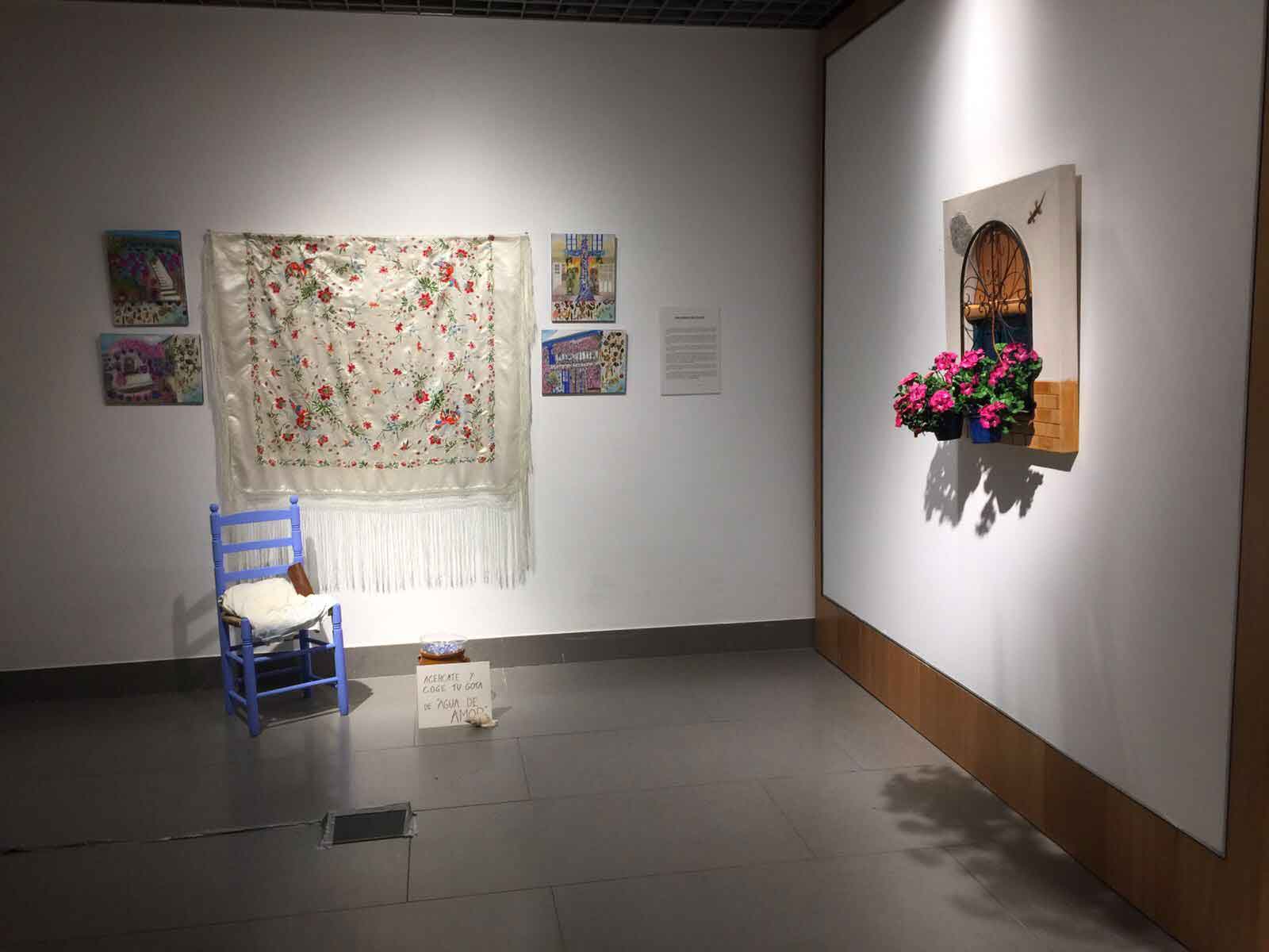 Muestra de la exposición 'El arte y los patios cordobeses' 2017 en la Fundación Cajasol