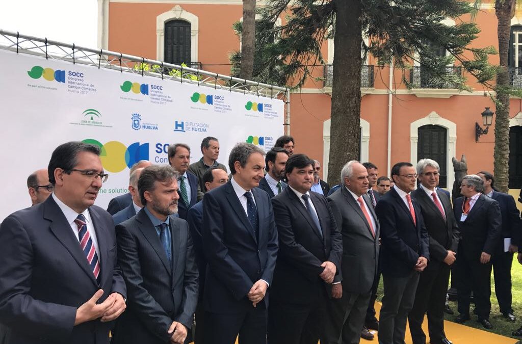 Antonio Pulido, en la inauguración del Congreso Internacional de Cambio Climático SOCC Huelva 2017