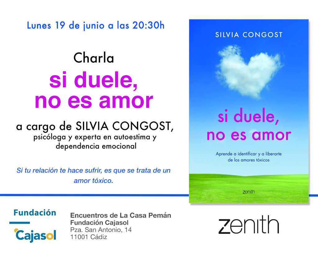 Invitación para la charla de Silvia Congost en los Encuentros de la Casa Pemán