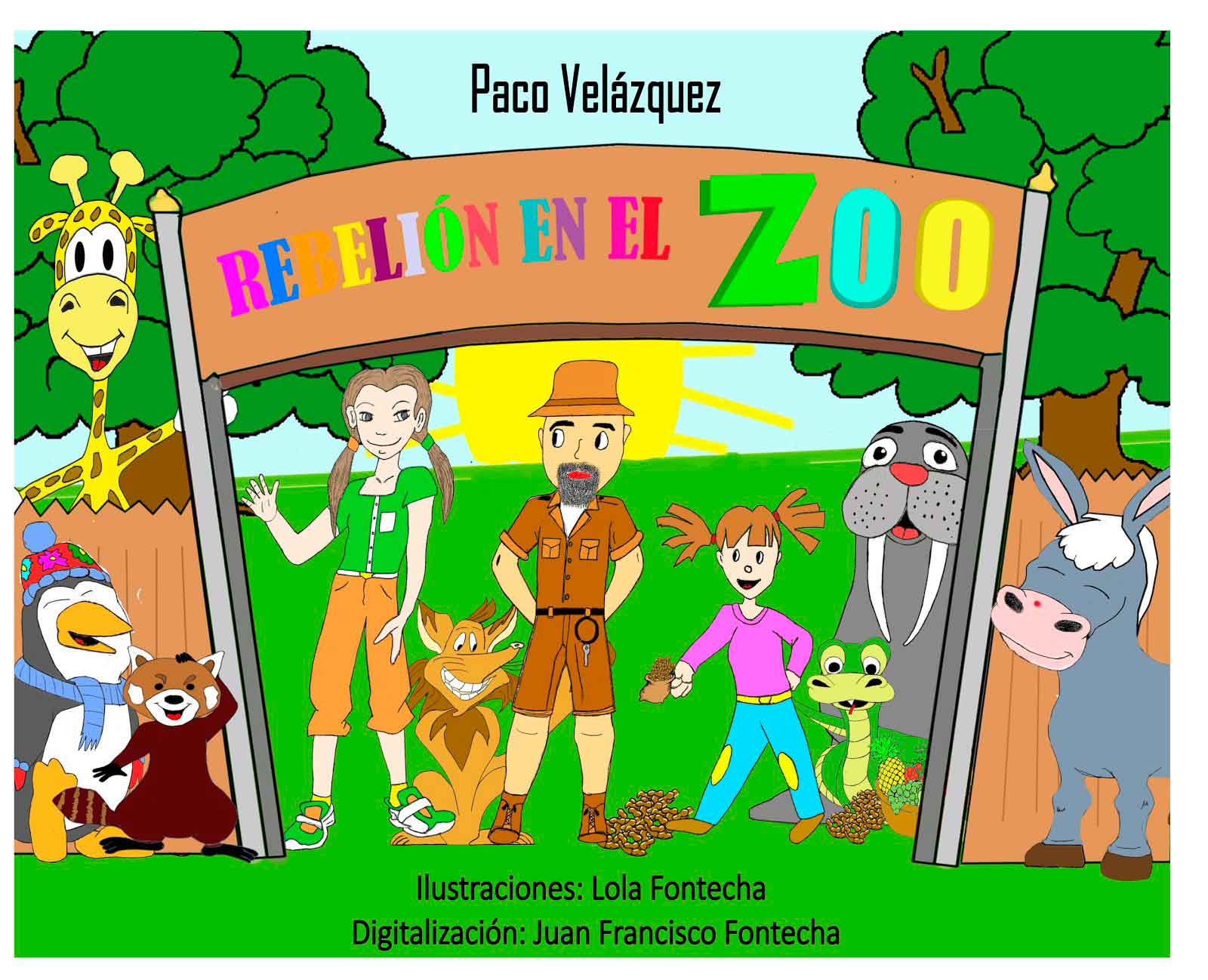 Portada del libro 'Rebelión en el zoo' de Paco Velázquez