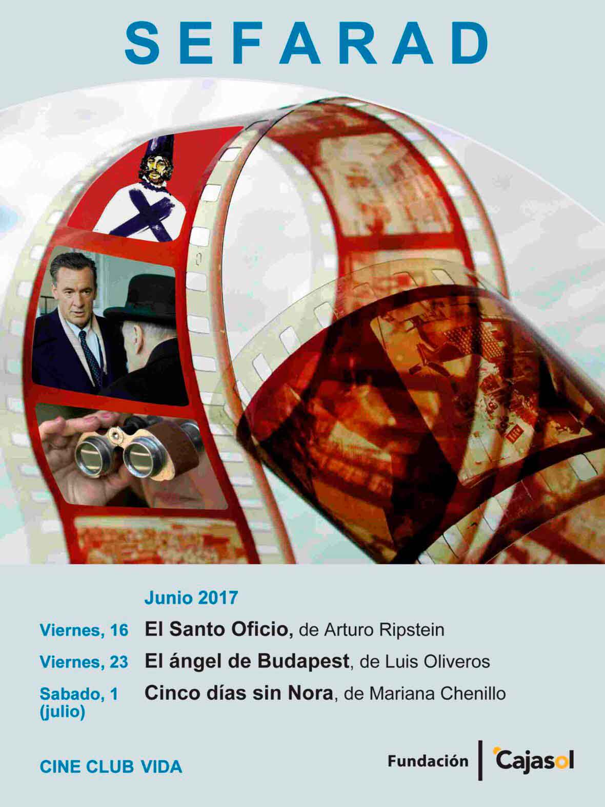 Cartel del ciclo de cine de la Fundación Cajasol dedicado a Sefarad