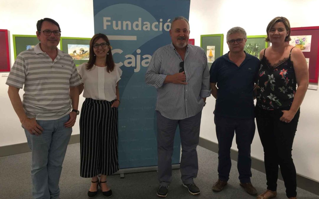 Pacientes de salud mental de Huelva exponen en la Fundación Cajasol las obras realizadas en el taller de acuarelas
