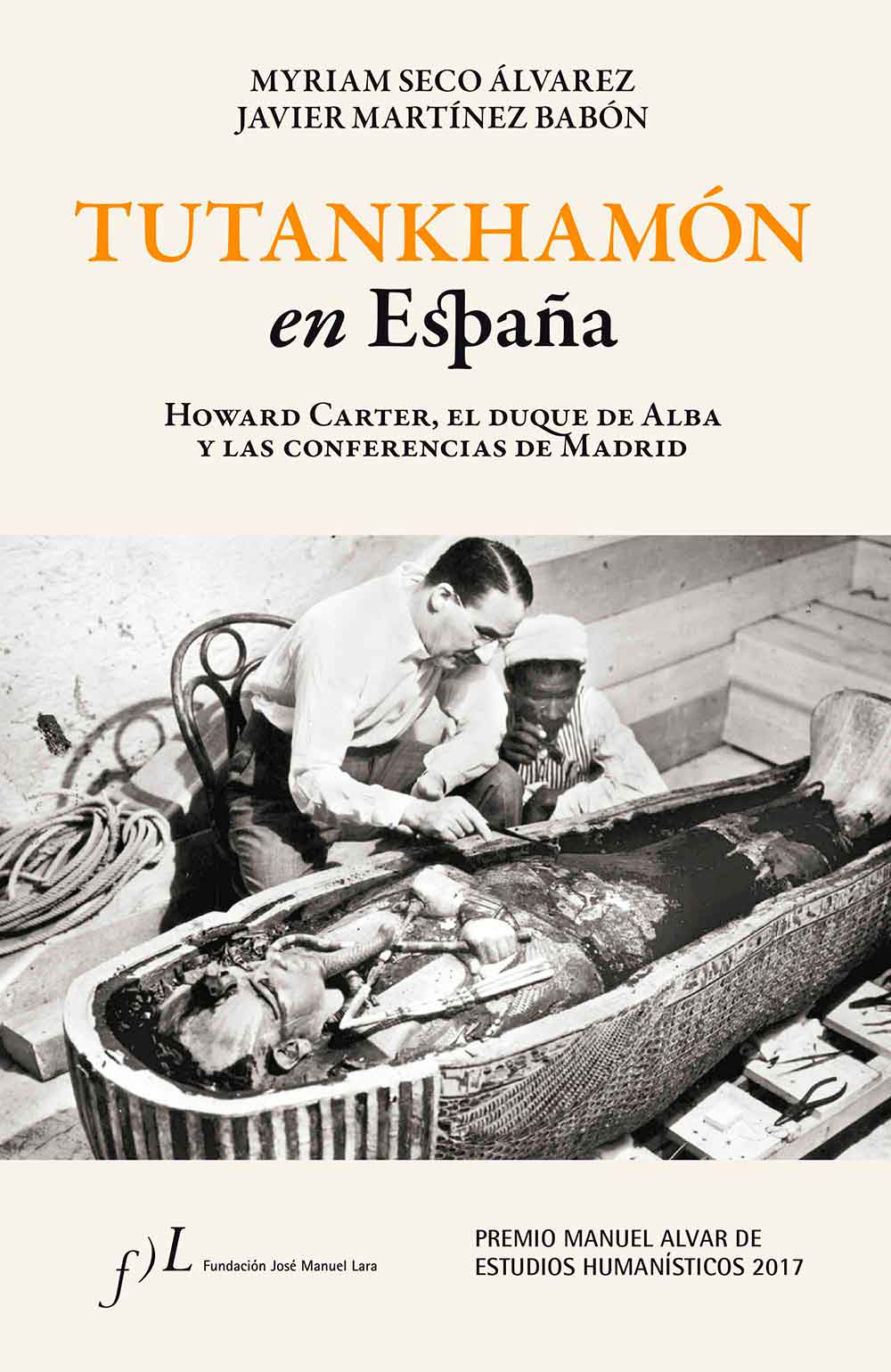 Portada del libro 'Tutankhamon en España', Premio Manuel Alvar 2017