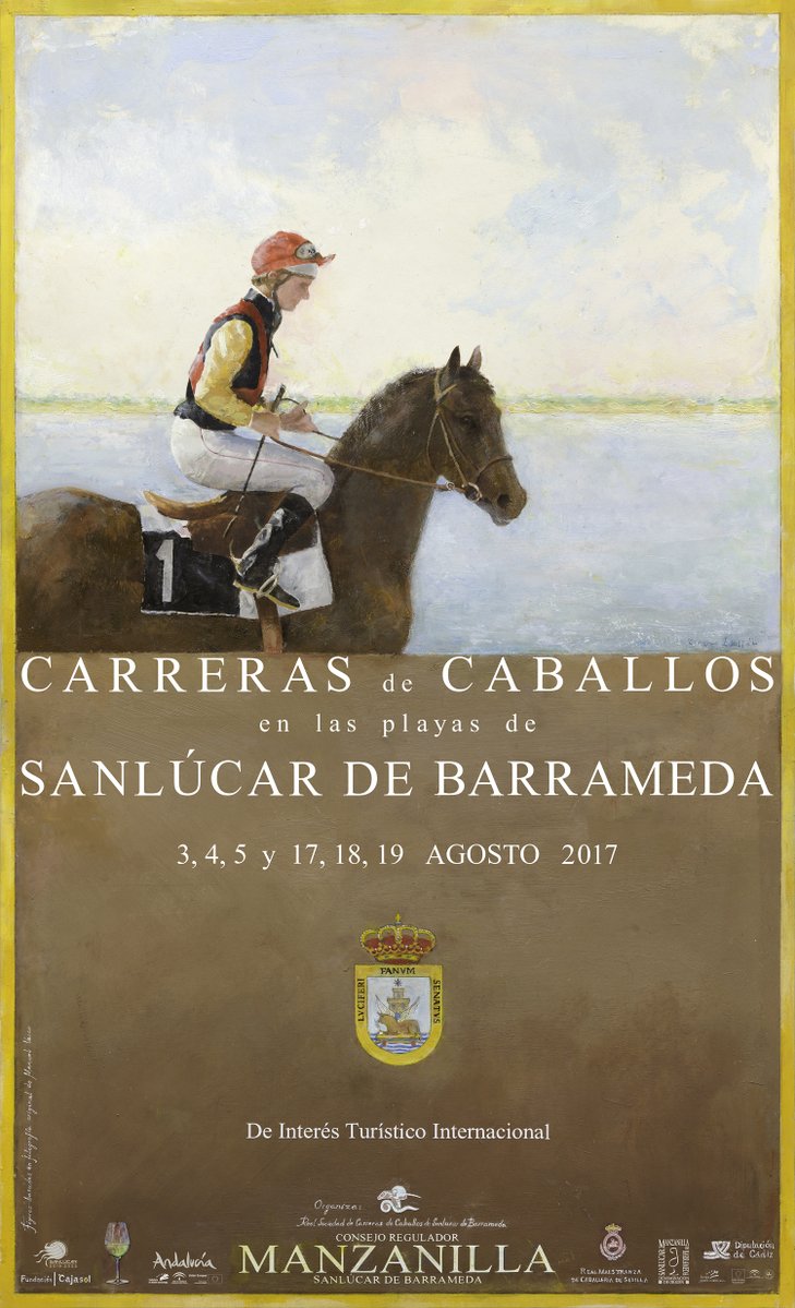 Cartel de las Carreras de Caballos de Sanlúcar 2017