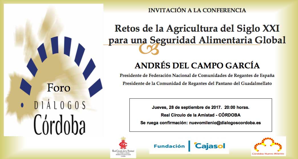 Invitación al Foro 'Diálogos Córdoba'