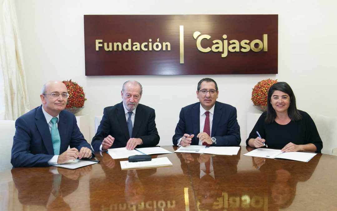 Fundación Cajasol y Diputación de Sevilla acuerdan la puesta en marcha de un proyecto en el ámbito de la simulación de empresas