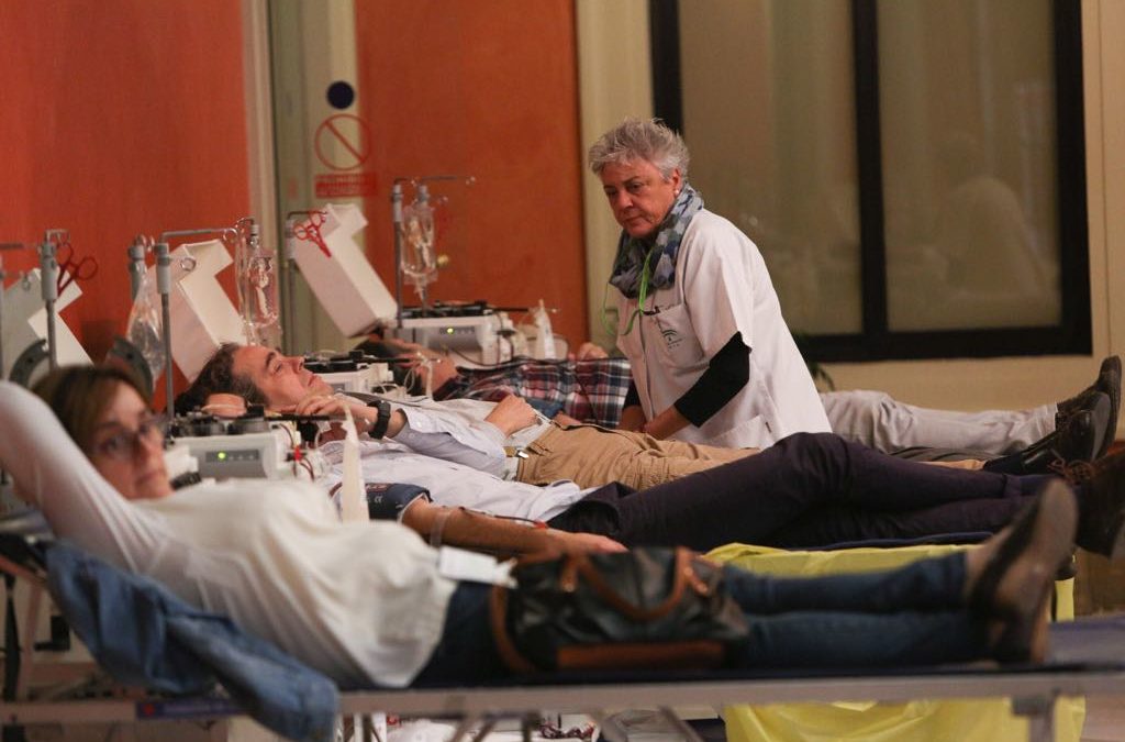 Maratón de donación en Fundación Cajasol para celebrar el Día Mundial del Donante de sangre