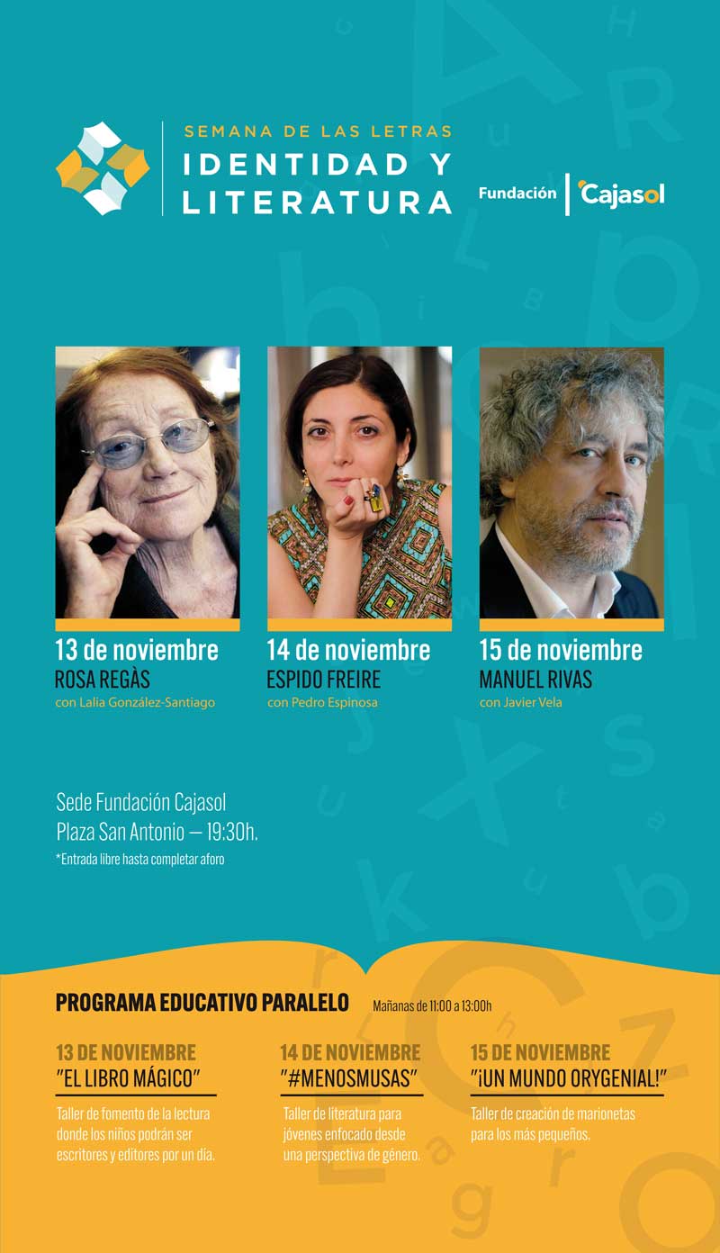 Cartel de I Ciclo Semana de las Letras en Cádiz