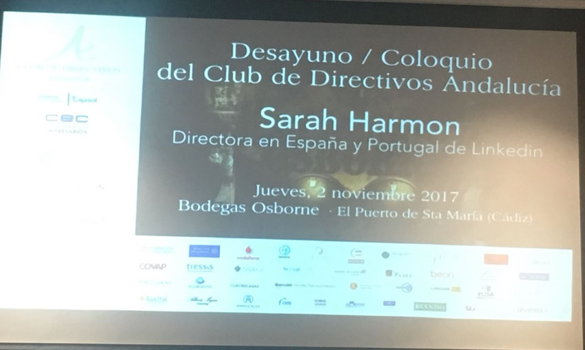 Club de Directivos Andalucía con Sarah Harmon