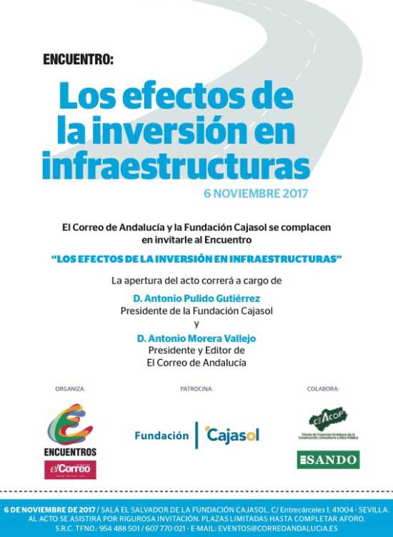 Jornada 'Los efectos de la inversión en infraestructuras'