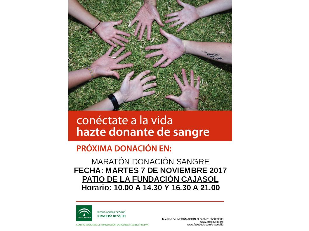 Maratón de Donación de Sangre en la Fundación Cajasol