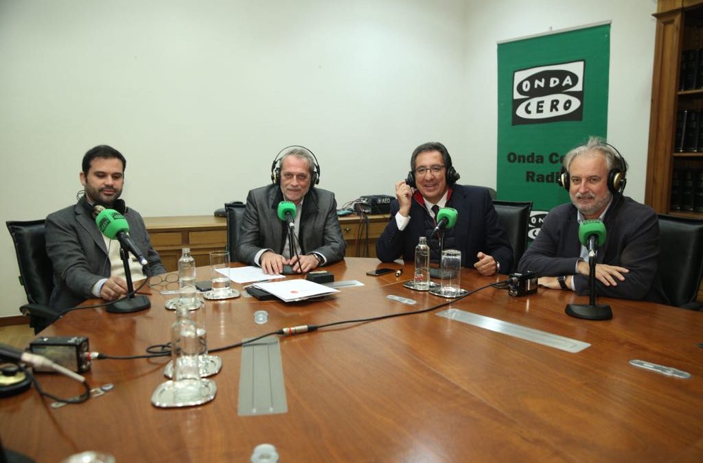 Andrés Muriel, Manuel Prieto, Antonio Pulido y Rafael Porras