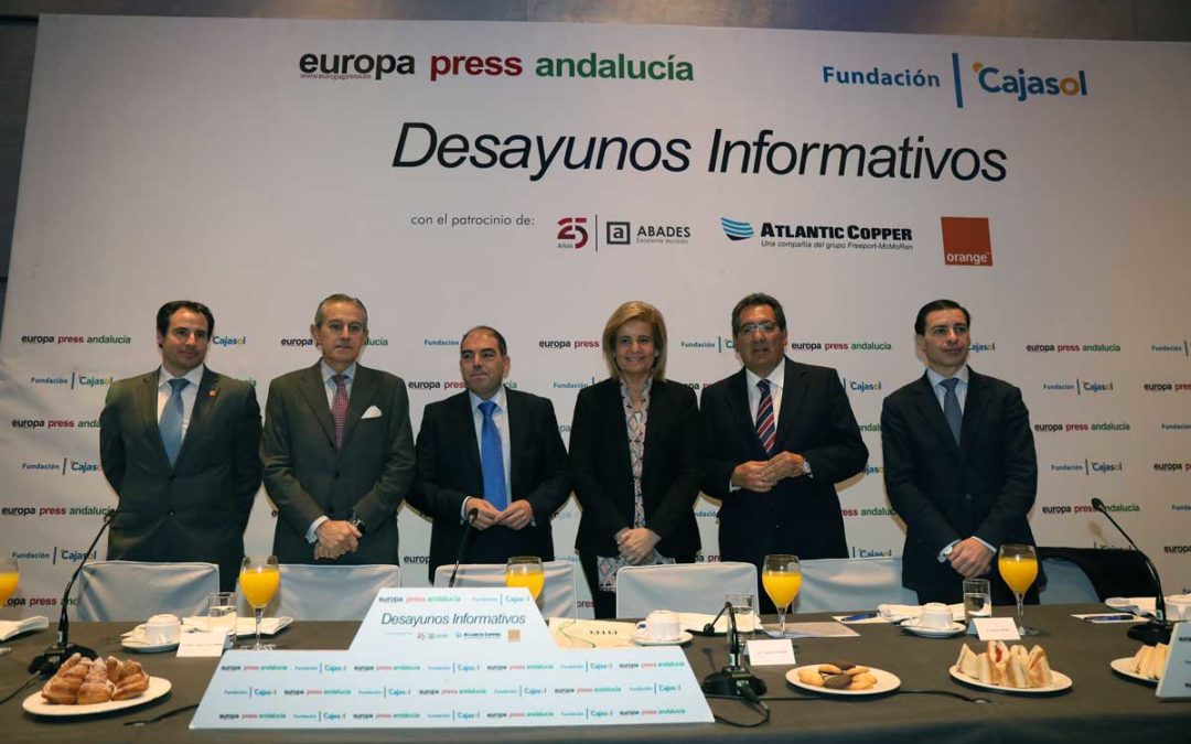 Lorenzo Amor, en los Desayunos Informativos de Europa Press desde Málaga