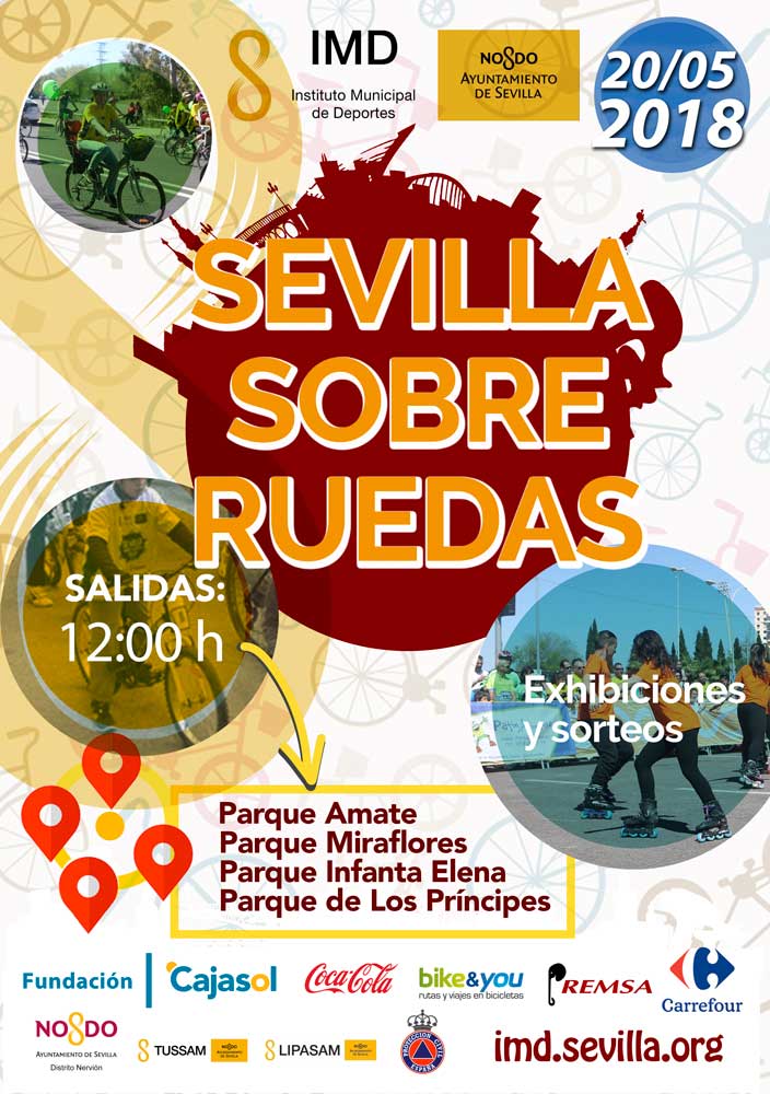 Cartel de Sevilla sobre Ruedas 2018